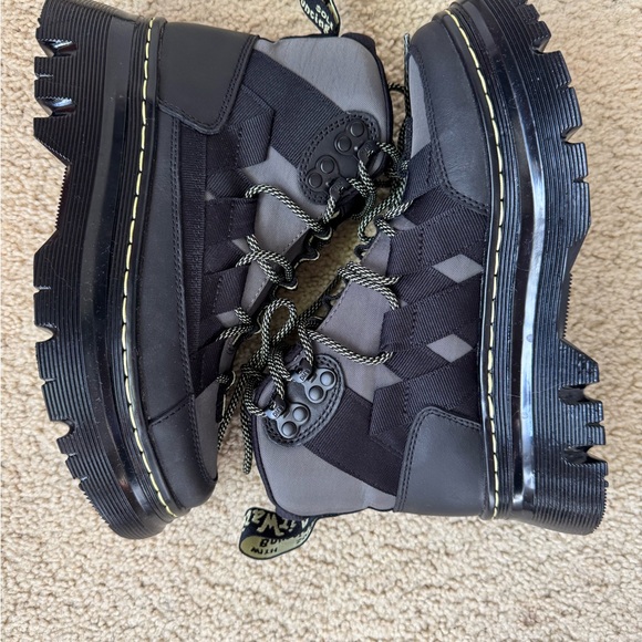 Dr. Martens Black and Gray Boots with Chunky Supportive Design - Picture 2 of 4